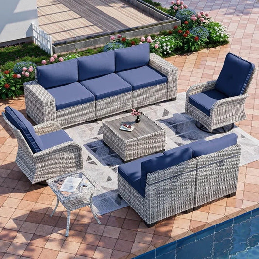 Outdoor 9-Piece Patio Furniture Set